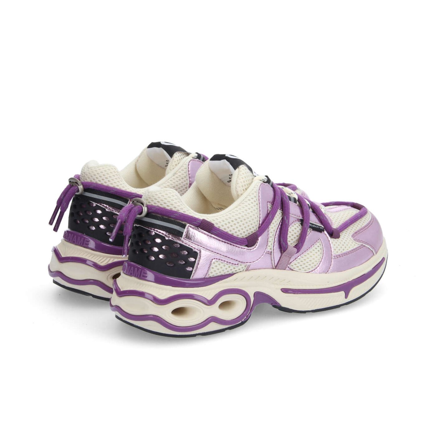 WILLO RUNNER W - MESH/METAL - BEIGE/LILAS